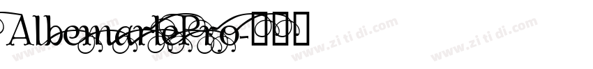 AlbemarlePro字体转换