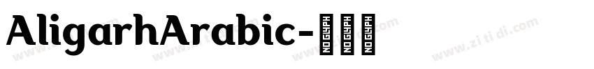 AligarhArabic字体转换