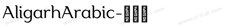 AligarhArabic字体转换