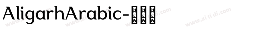 AligarhArabic字体转换