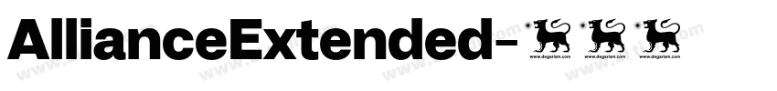 AllianceExtended字体转换