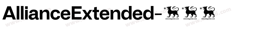 AllianceExtended字体转换
