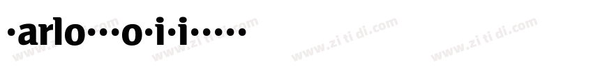 KarloffPositiv字体转换