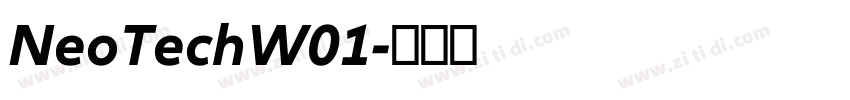 NeoTechW01字体转换