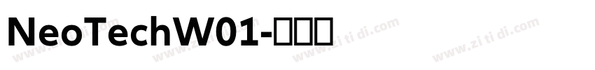 NeoTechW01字体转换