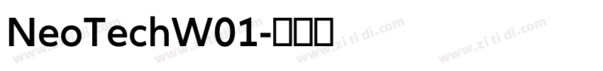 NeoTechW01字体转换