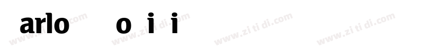 KarloffPositiv字体转换