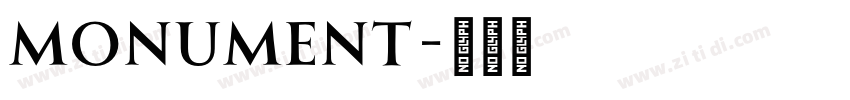 Monument字体转换