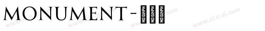 Monument字体转换