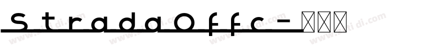 StradaOffc字体转换 StradaOffc字体转换