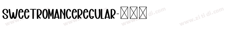 SweetRomanceRegular字体转换