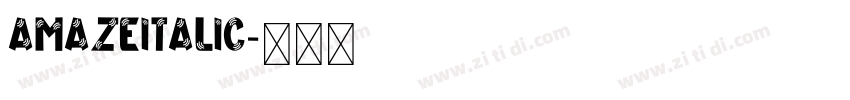 amazeitalic字体转换
