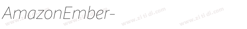 AmazonEmber字体转换