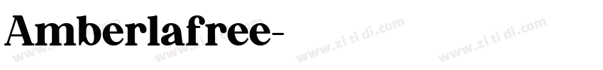 Amberlafree字体转换