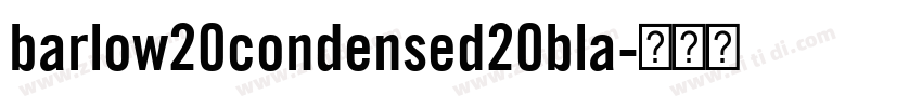 barlow20condensed20bla字体转换