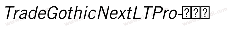 TradeGothicNextLTPro字体转换