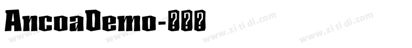 AncoaDemo字体转换