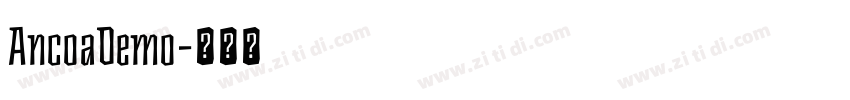 AncoaDemo字体转换