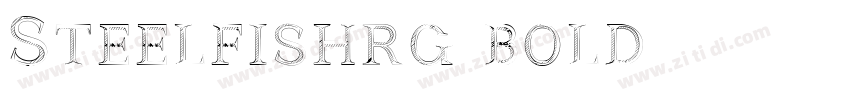 Steelfishrg-bold字体转换