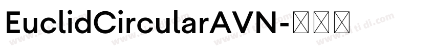 EuclidCircularAVN字体转换