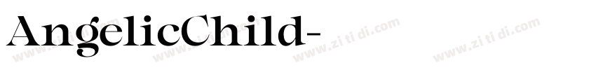AngelicChild字体转换