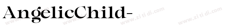 AngelicChild字体转换