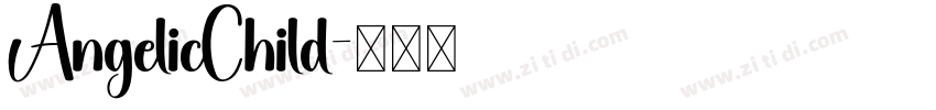 AngelicChild字体转换