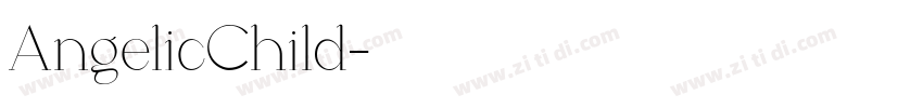 AngelicChild字体转换