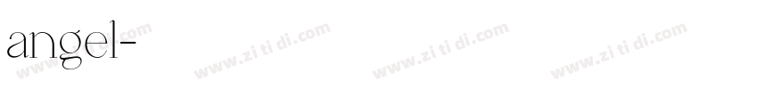 angel字体转换