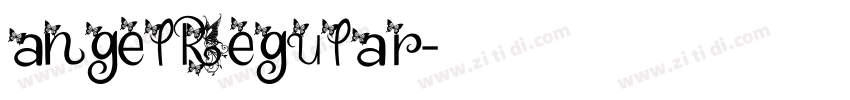 angelRegular字体转换