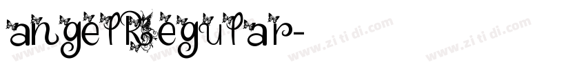 angelRegular字体转换