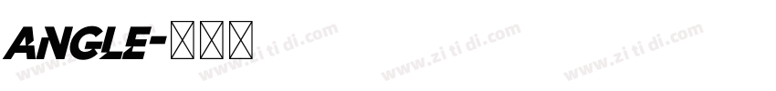 angle字体转换