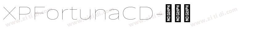 XPFortunaCD字体转换