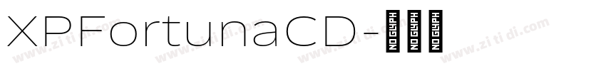 XPFortunaCD字体转换