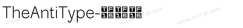 TheAntiType字体转换