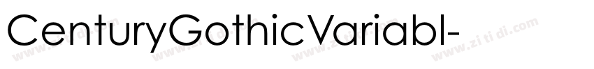 CenturyGothicVariabl字体转换 CenturyGothicVariabl字体转换