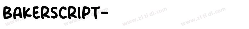 BakerScript字体转换