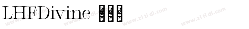 LHFDivine字体转换
