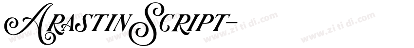 ArastinScript字体转换