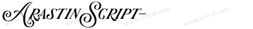 ArastinScript字体转换