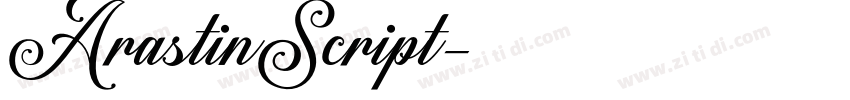 ArastinScript字体转换