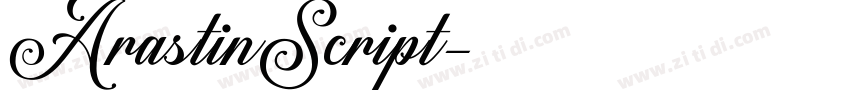 ArastinScript字体转换