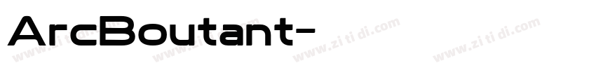 ArcBoutant字体转换