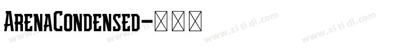 ArenaCondensed字体转换