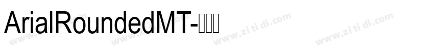 ArialRoundedMT字体转换