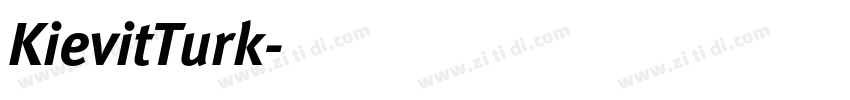 KievitTurk字体转换