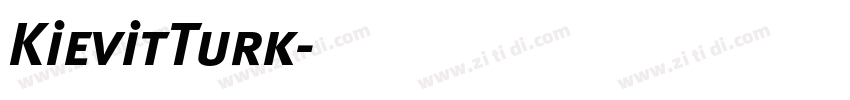 KievitTurk字体转换