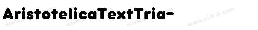 AristotelicaTextTria字体转换 AristotelicaTextTria字体转换