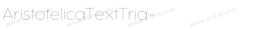 AristotelicaTextTria字体转换 AristotelicaTextTria字体转换