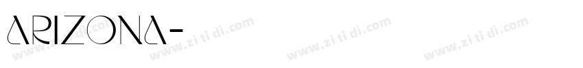 Arizona字体转换